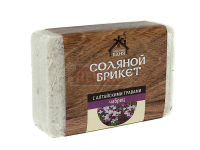 Соляной брикет Соляная баня с Алтайскими травами "Чабрец" 1,35 кг.