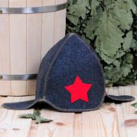 Шапка детская "Будёновка" серая