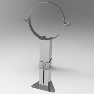 Кронштейн С/Т Кв. 20-35, Ø115 мм., AISI 439/1,0 мм. 