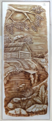 Дверь массив "Баня Дуб" 1900*700 [арт.4033]