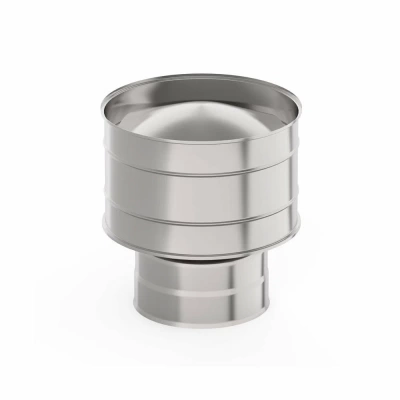 Оголовок с дефлектором Ø250х350 мм., AISI 439/439, 0,5/0,5 мм.
