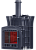Печь банная AVANGARD ЗК 25 (П2) Ураган в сетке Тюльпан
