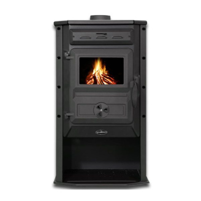 Печь-камин TimSistem "Magic Stove" Чёрный. [Ø120; 8кВт; до 150m³/60m²]