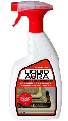 Liquid Aura. Средство для очистки изделий из мрамора, гранита и ластрико. 700мл.