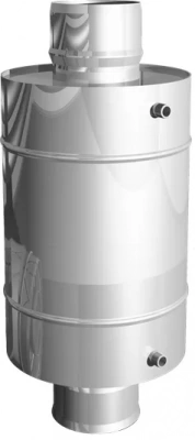 Теплообменник 7 л., Ø150 мм., AISI 439/0,8 мм.