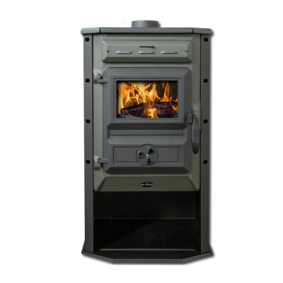 Печь-камин TimSistem "Magic Stove" Серый. [Ø120; 8кВт; до 150m³/60m²][8кВт; 160m³]