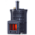 Печь банная AVANGARD ЗК 35 (П2) Ураган в сетке Тюльпан